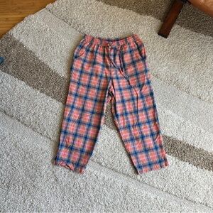 Vintage Plaid Capris